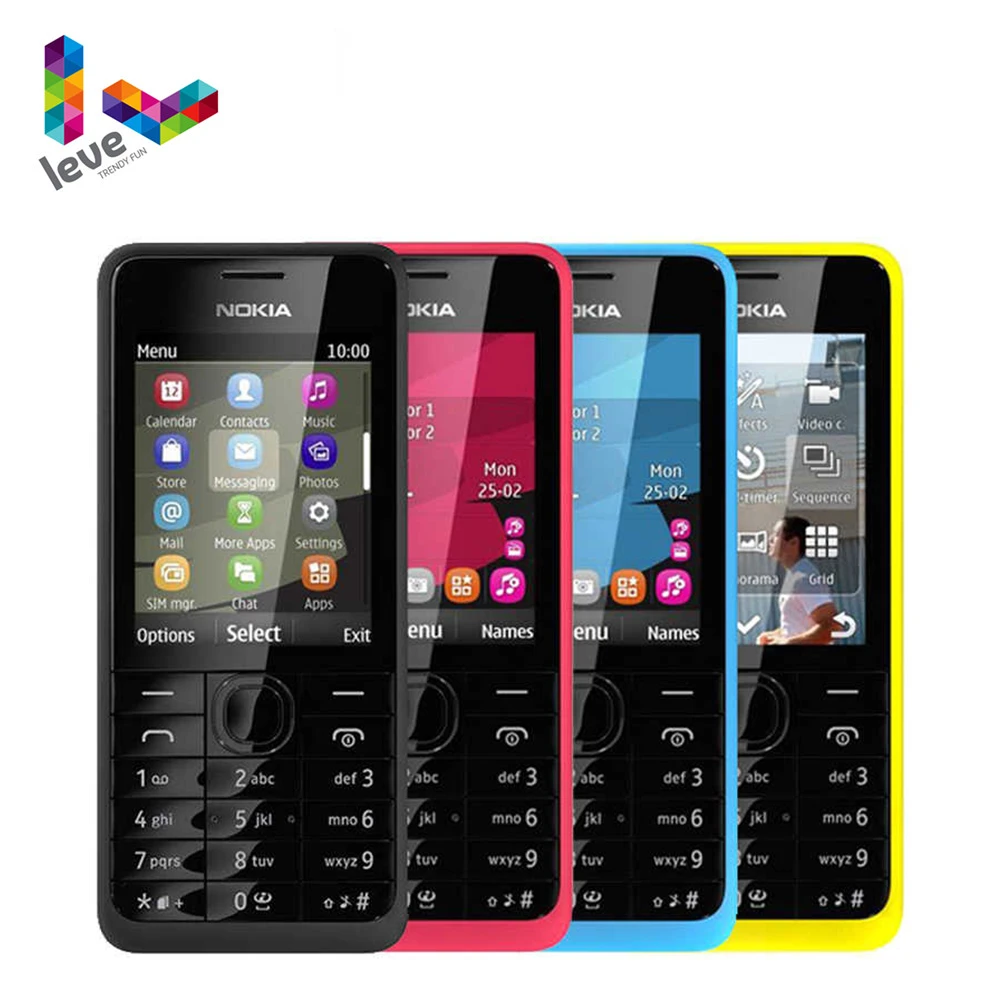 Разблокированный оригинальный Восстановленный Мобильный телефон Nokia 301