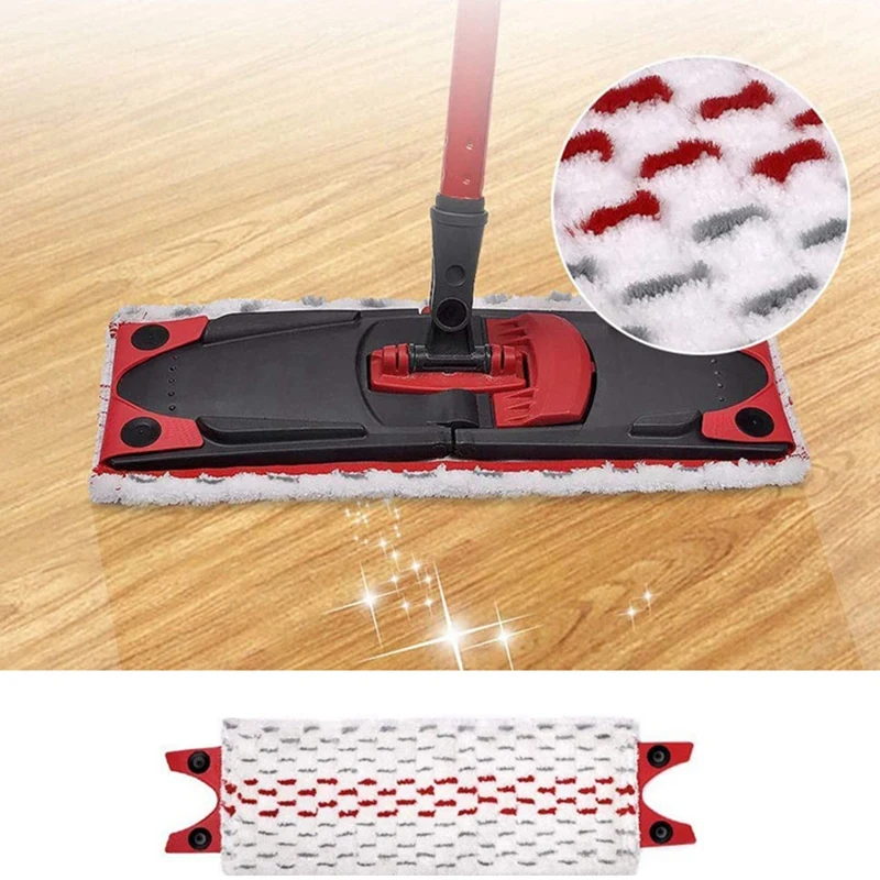

Microfibre Floor Mop Pads Replacement for Vileda UltraMax Mop Refill Replacement Set Spray Mop Head Flat Mop Cloth, 8PCS
