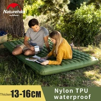 naturehike waterproof double inflatable mattress tpu lightweight outdoor camping air mat sleeping pad 2 persons wear resistant