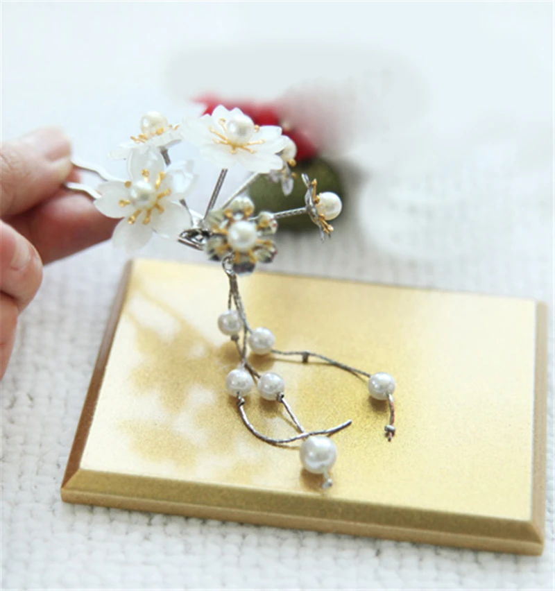 Стик для волос сакуры в японском стиле 1 пара Классическая вилка кимоно