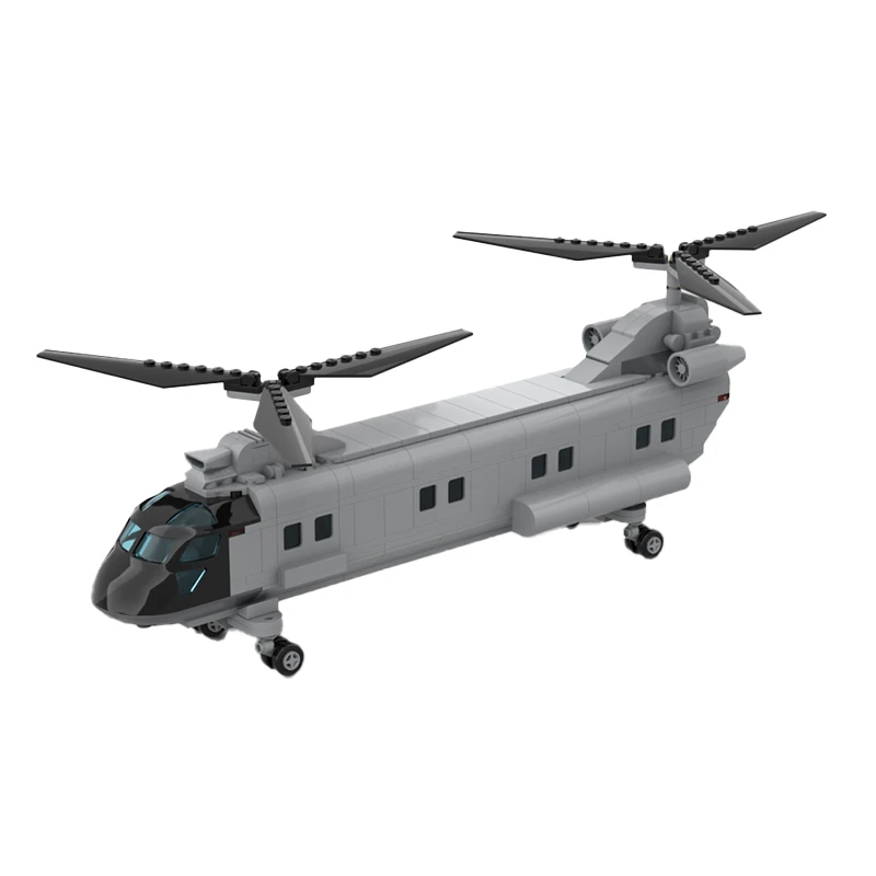 

City Creator Long Range Transport Aircraft Model Technology Building Block DIY The Plane MOC Building Block Children's Toy Gift