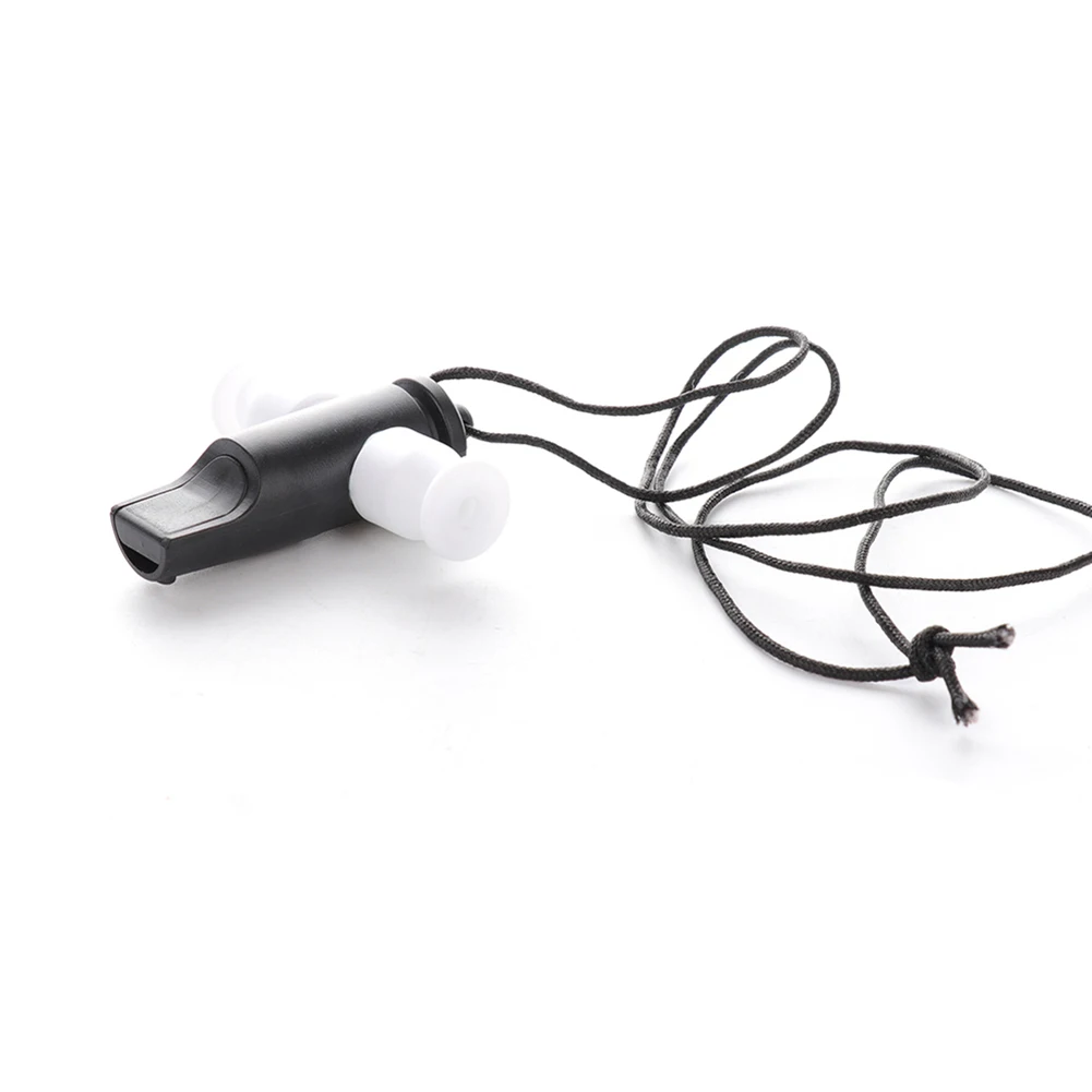 Пластиковая бразильская латинская музыка свисток Самба Tri Tone белый/черный цвет