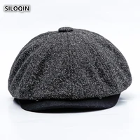 siloqin dads hat autumn winter trend fashion retro berets gorras artist painter leisure keep warm hats tourism motion berets