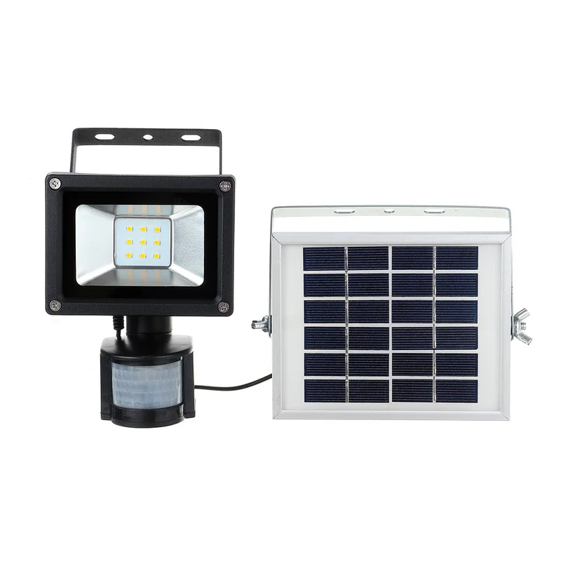 Солнечный Прожектор Светильник СВЕТОДИОДНЫЙ PIR датчик движения Безопасность