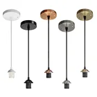 Потолочный подвесной светильник основание винтажный свет s основание в форме диска крышка потолочного светильника E27 винтовое гнездо основание подвесной светильник ильник держатель для домашнего светильника