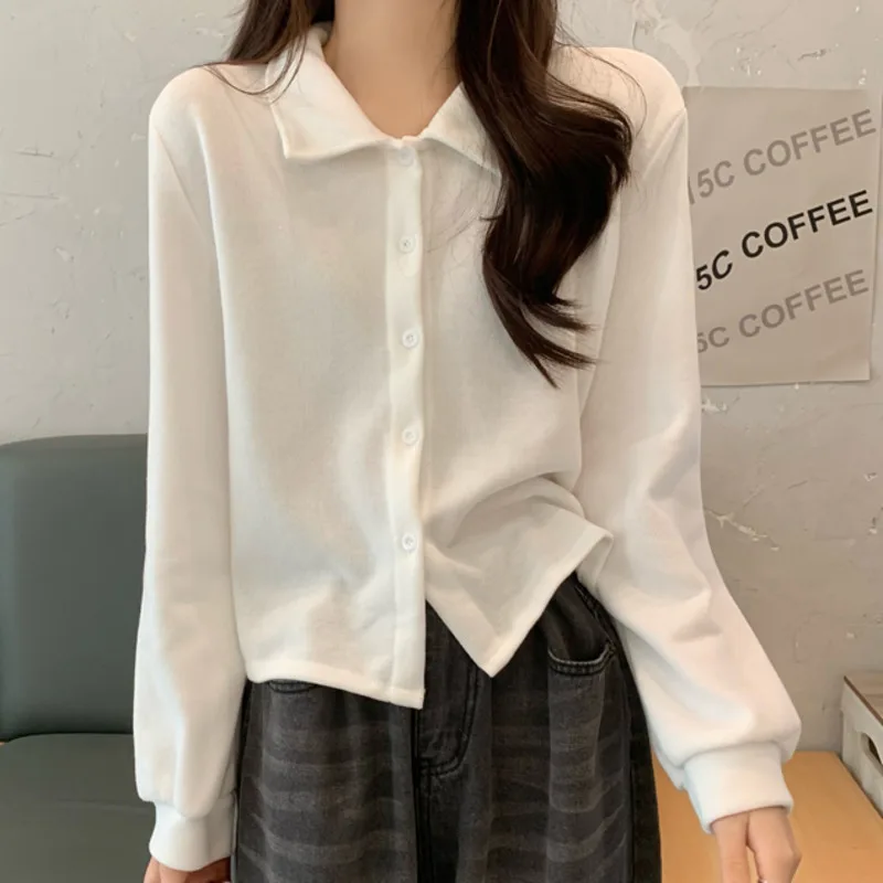 

Женская футболка-поло с длинным рукавом и воротником-поло