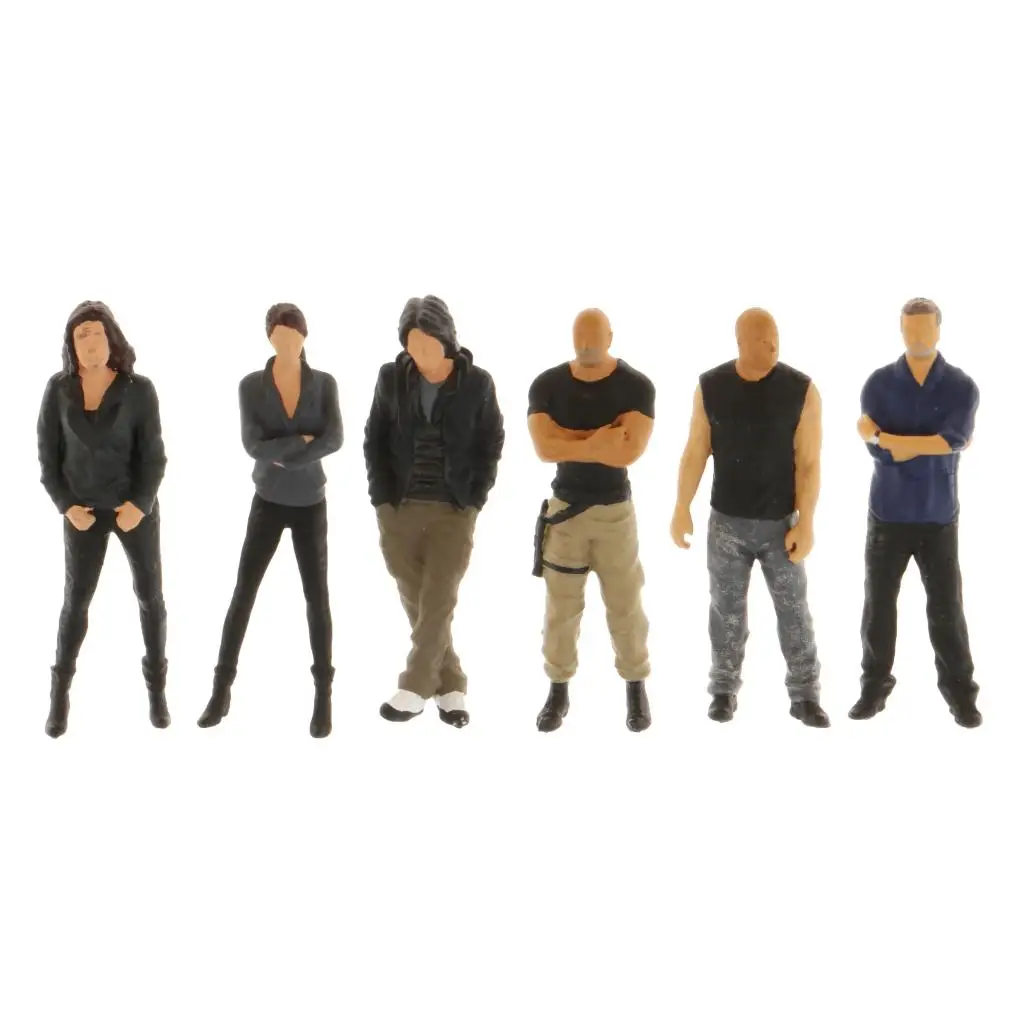 

1:64 Model Miniature Figure People Street Building Layout for /Fire Wheel/Siku