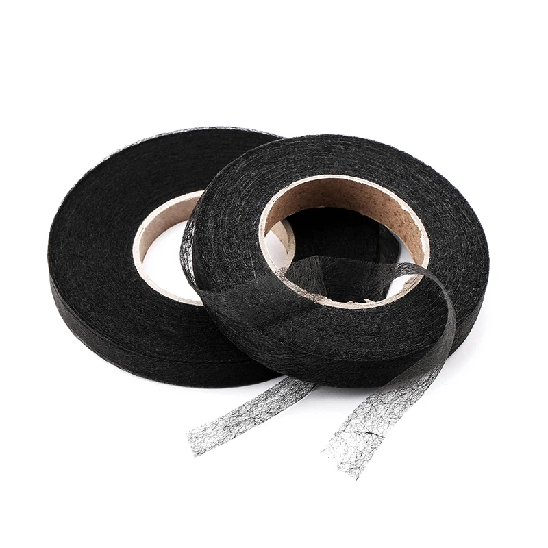 70 м Белый/Черный двусторонняя клейкая лента ткани в стиле пэчворк подкладочный