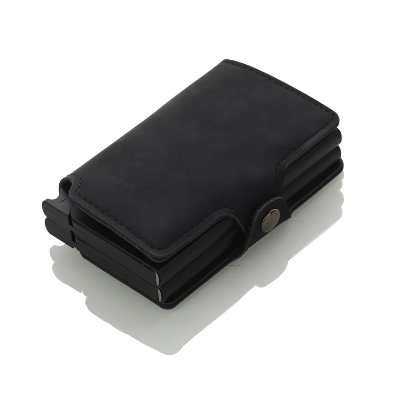 Casekey двойной ручной всплывающий бизнес-держатель для Карт Rfid минималистичный кошелек