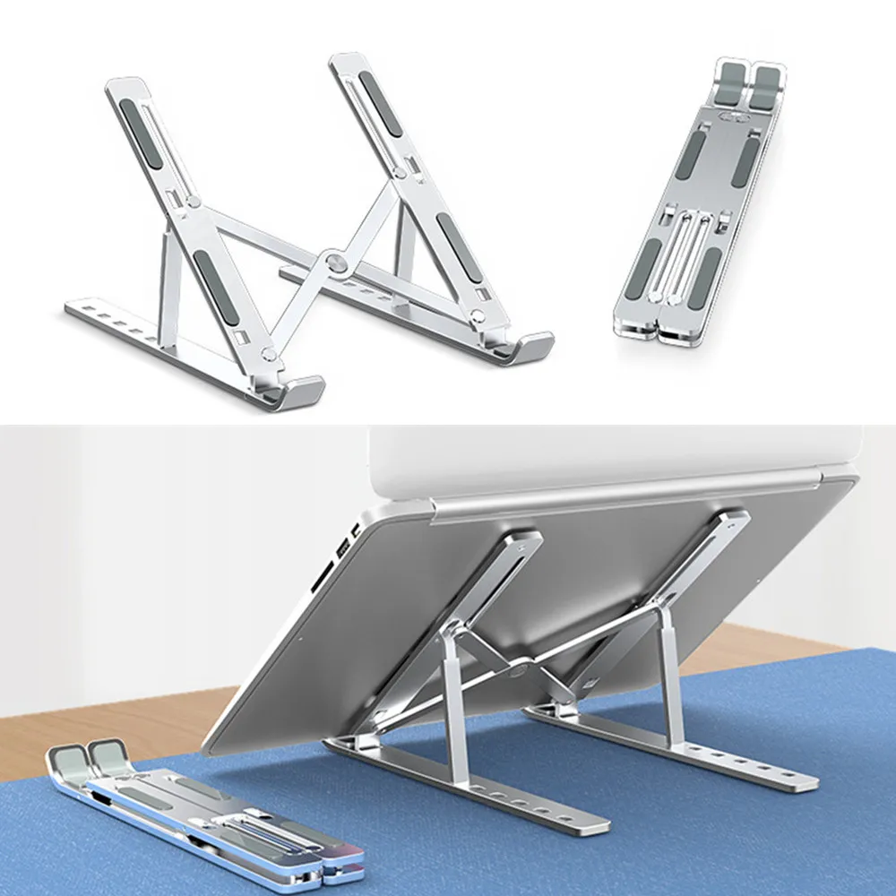 

Foldable Laptop Stand Aluminium Notebook Stand Laptop Holder Tablet Stand Computer Support For MacBook Air Pro ipad 13'' 15''