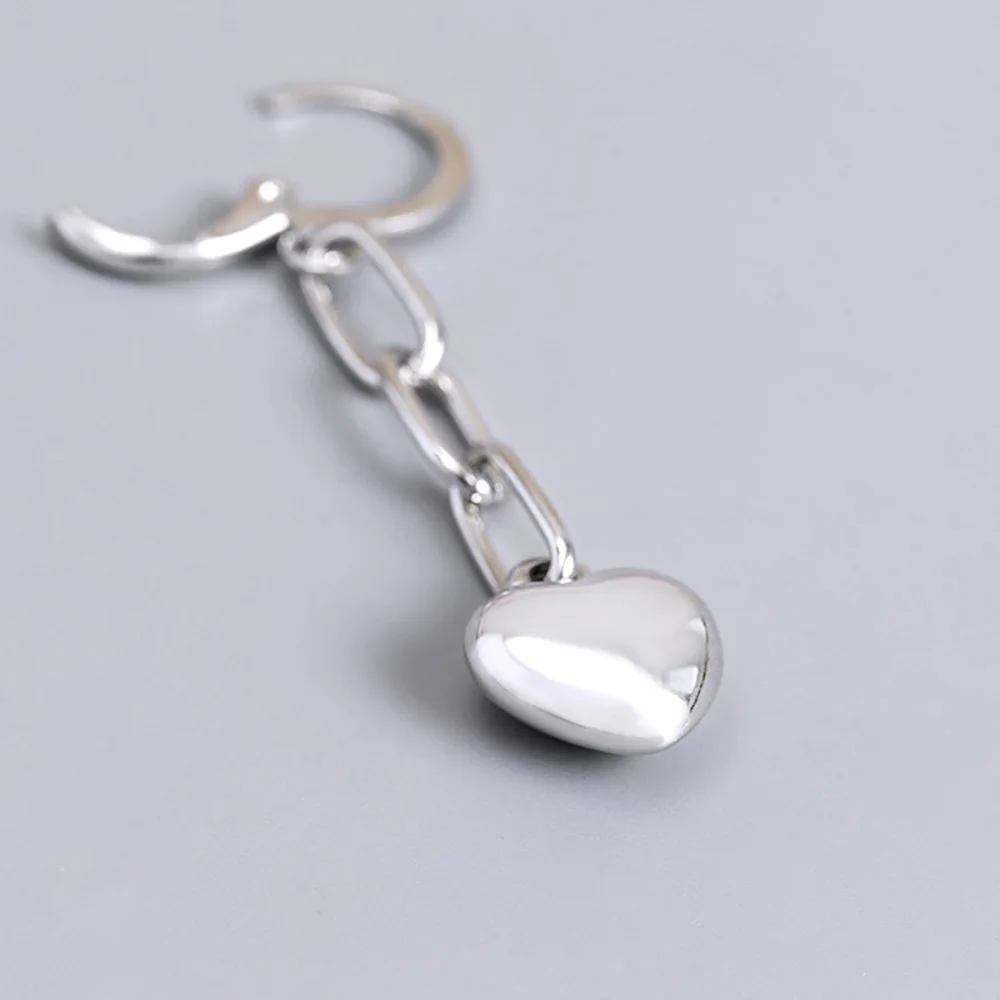 

Death Note Dangle Earring Women Earrings Simple Creative Anime Heart Pendant Unisex Fashion Jewelry Silver Color Ear Clip Gift