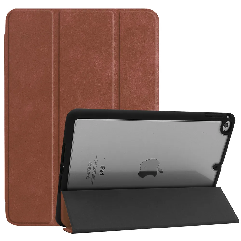 Новый твердый трехслойный флип чехол из воловьей кожи с подставкой для ipad Mini 4 8
