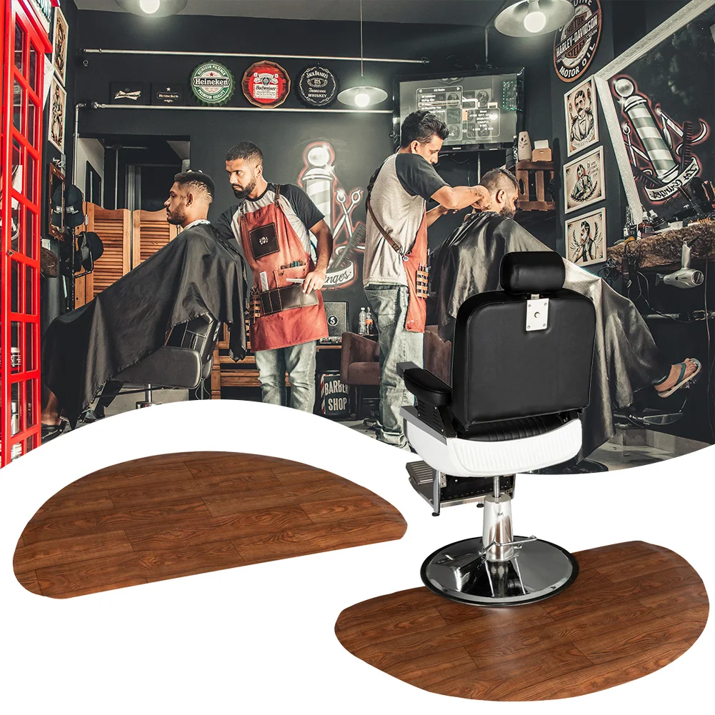 

Anti Fatigue Brown Hair Stylist Mat Beauty Salon Chair Supplies Barber Floor Mat Anti-fatigue Floor Mat for Salon