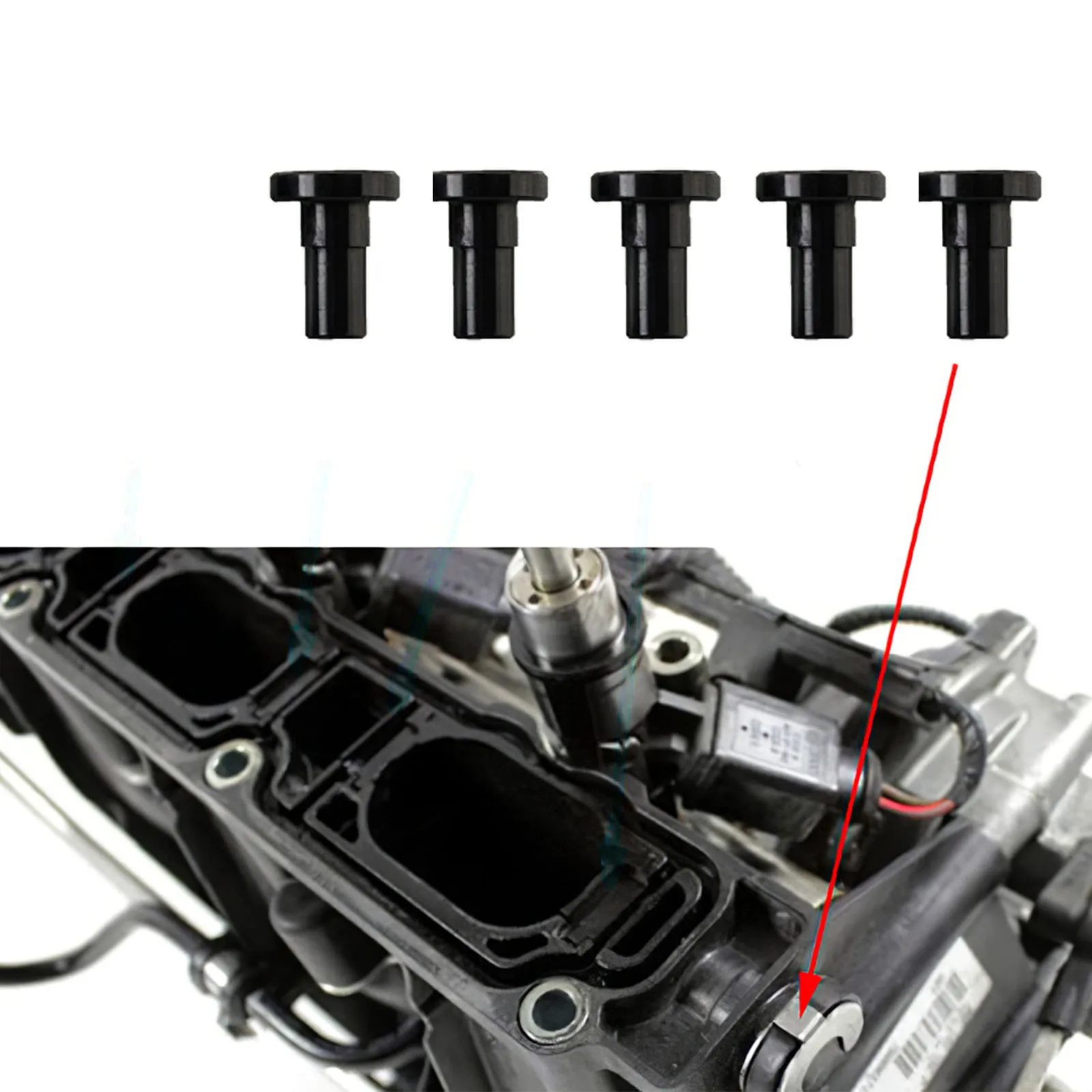 

24pcs Bushing Kit High Performance Rear Suspension Bushings Set Replacement for Polaris Sportsman 500 HO EF 2006 2008-2011