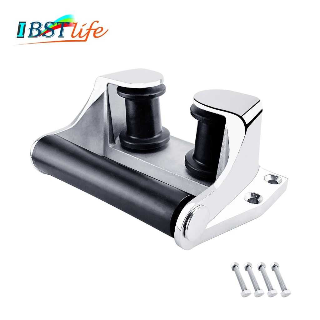 

Stainless Steel 316 Heavy Duty Boat Bow Fairlead Roller Chock Wheel Marine Cleat Bollard Anchor Roller Hardware Accessories