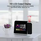 Будильник светодиодный цифровой термометр-гигрометр, настольный приемник с подсветкой и цифрами, домашнее искусство