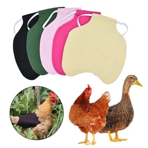 Adjustable Pet Clothes Hen Apron Poultry Hen Saddle Apron Feather Protection Holder Chicken Duck Wings Back Protector Hen Dress