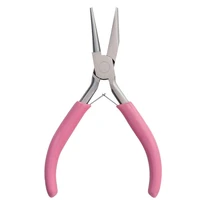 concave plier professional jewellery making tool carbon steel 1 set diy jewelry tool 5 looping forming plier pink