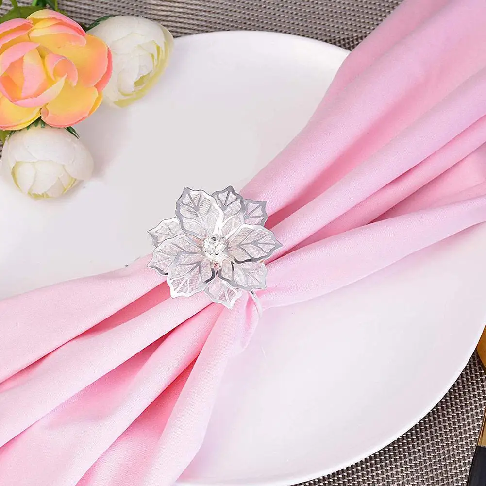 Европейская искусственная Серебряная сетка украшение для стола чехлы свадебной