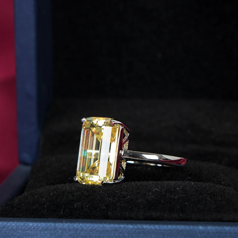 Кольцо женское прямоугольное 10 х14 мм из серебра 925 пробы | Украшения и аксессуары