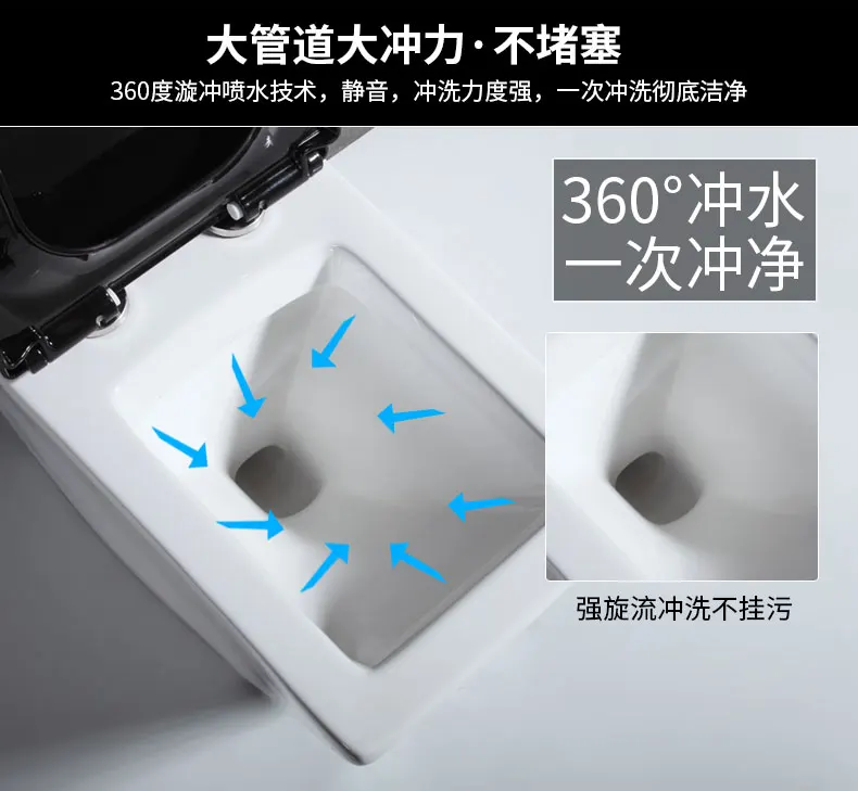 Цветной квадратный индивидуальный Алмазный туалет/керамический туалет/домашний