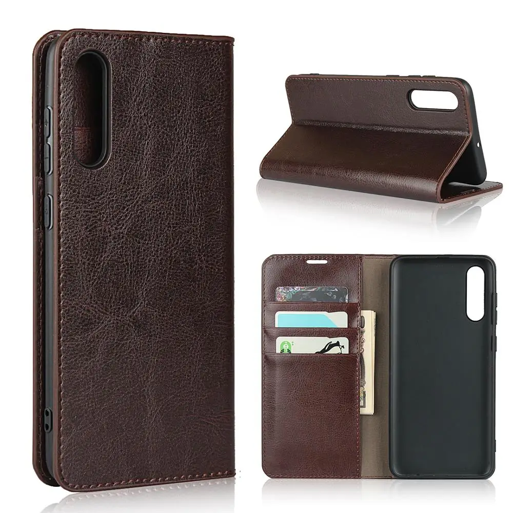 

Deluxe left and right dermis cover mobile phone case For Samsung Galaxy A70s Four Color Wallet Card Bracket Function