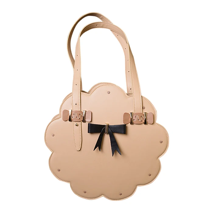 

Milk tea bear * original design | toffee biscuit modeling large capacity shoulder bag lolita cute handbag