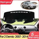 Нескользящий коврик для Mazda 2 Demio 2007  2014 DE, накладка на приборную панель, Солнцезащитный коврик, аксессуары для коврика Mazda2 2008 2009 2010 2013
