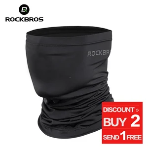 ROCKBROS летние солнцезащитные велосипедные головные уборы женские шарфы Бандана мужской впитывающий пот дышащий шарф для бега велосипедный шейный нагрудник