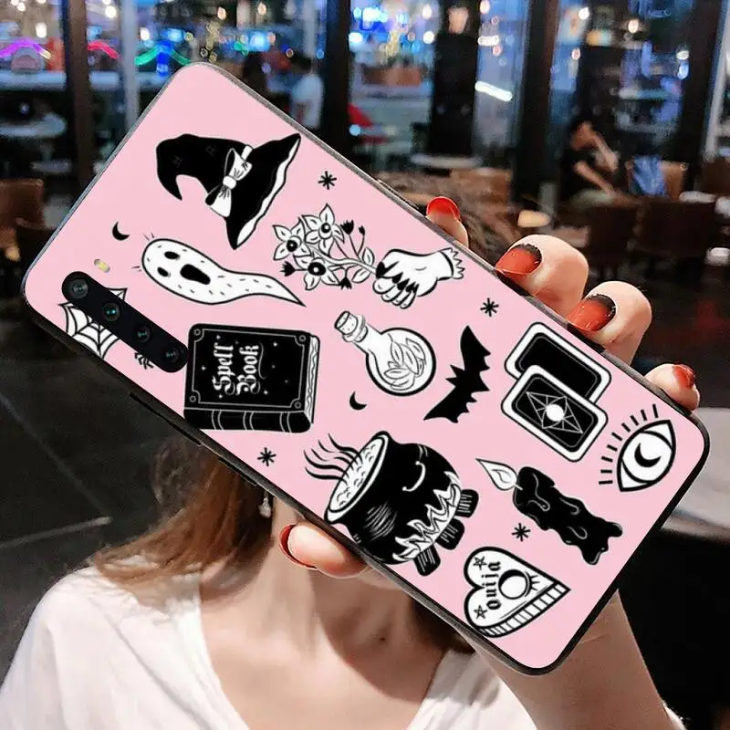 Girly Pastel Witch Goth Ouija Phone Case for Xiaomi Mi Note 10 Lite Mi 9T Pro xiaomi 10 10 CC9 Pro images - 6