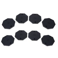 8 x universal rubber jack pad car lift accessories for truck lifter octagon