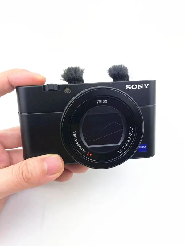 6 шт. крышка микрофона для Nikon D5300 D750 лобовое стекло для Canon 80D 6D 5D 600D микрофон глушитель для D90 D3100