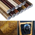 Самоклеящиеся виниловые пленки с текстурой древесины 3010*100 см для украшения интерьера автомобиля, наклейки и Переводные картинки, водонепроницаемые аксессуары