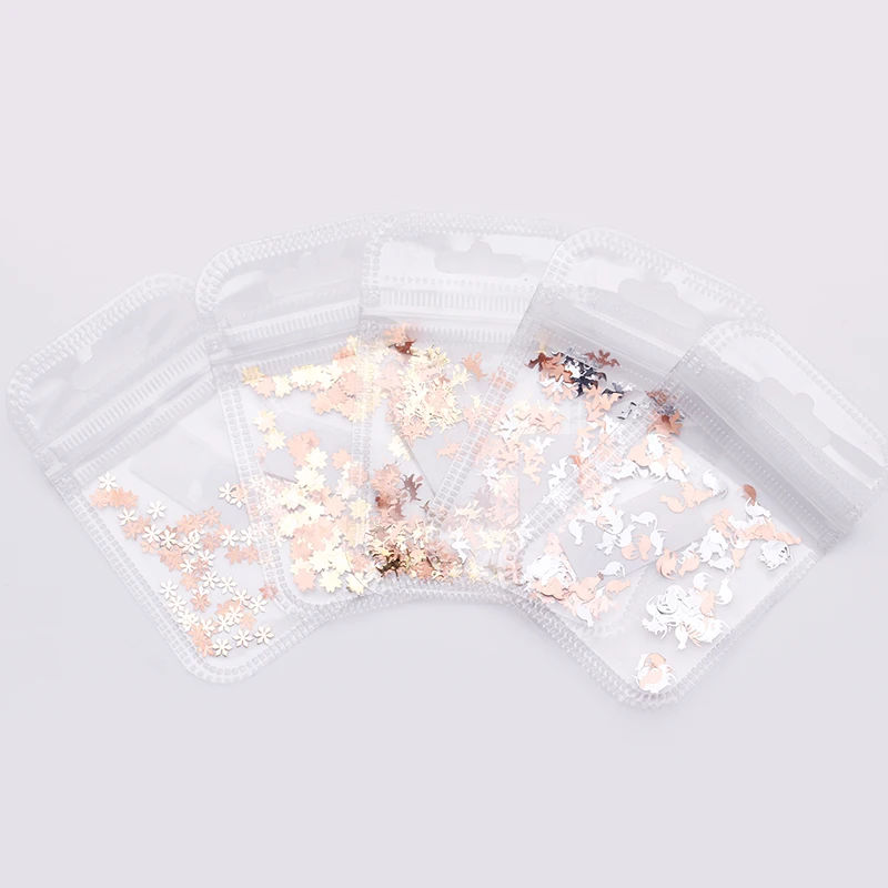 100 шт./пакет Смешанные черные золотые металлические Стразы для ногтей