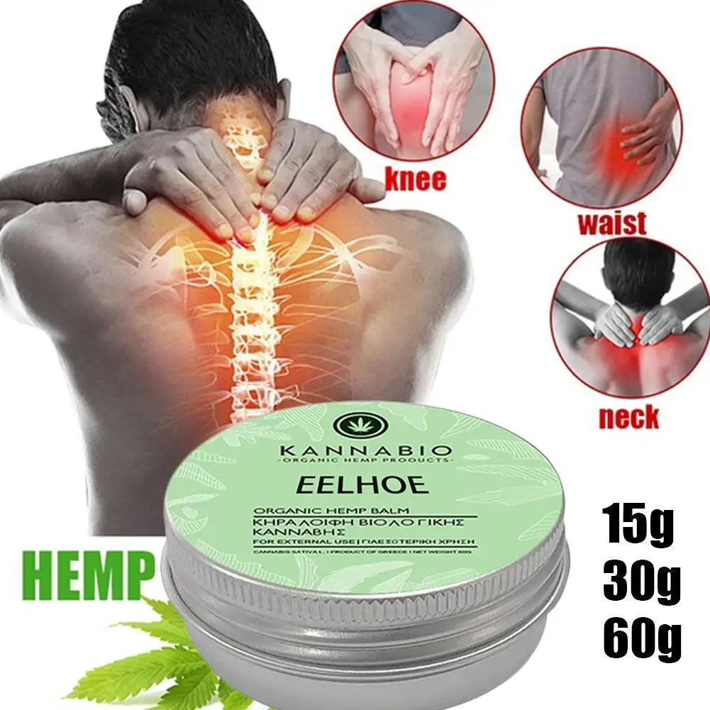 

15g/30g/60g Hemp Balm Ointment Rheumatism Arthritis Shoulder Relieve Pain Neck Muscle Hemp Cream Back Pain Body T6T3
