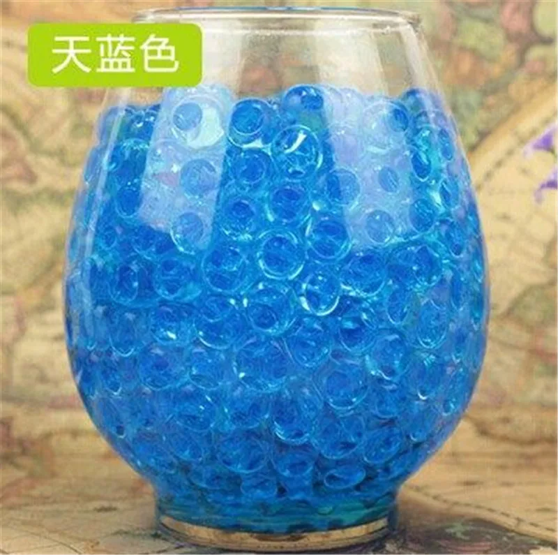 Multicolors Crystal Soil Plant Flower Jelly Mud Water Beads for Plants Pearls Vase Gel Balls Home Decoration-200pcs | Дом и сад
