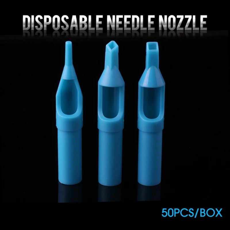 50 шт./компл. одноразовые наконечники для татуировок FT/DT/RT Смешанная Стерильная