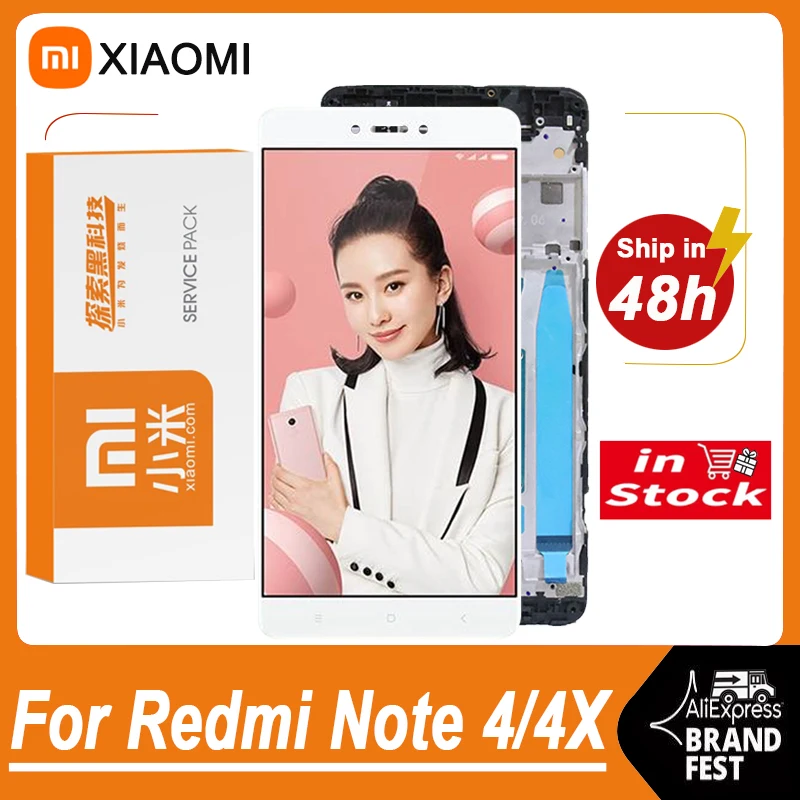 100% оригинал 5 "для Xiaomi Redmi Примечание 4X ЖК-дисплей экран для Note 4 ЖК-глобальная