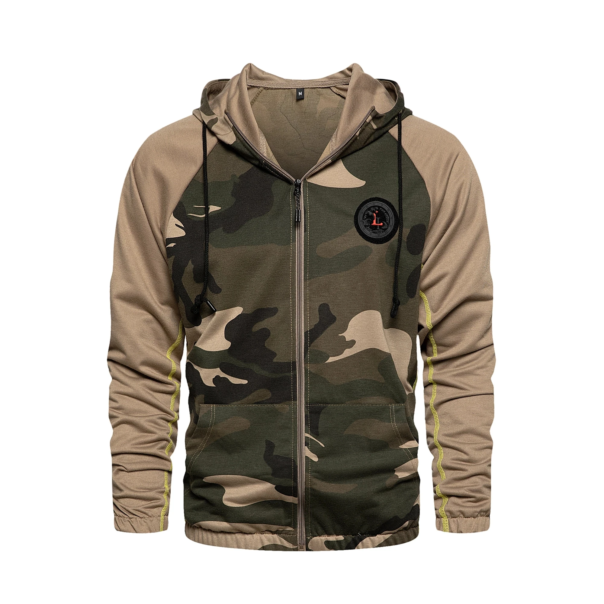 

New Men 2 Pieces Sets Camouflage Casual Tracksuit Outdoor New Camo Jacket Pants Sets Men's Sportswear Hooded Sweatsuit