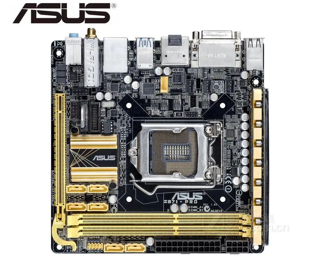 Verkauf Für ASUS Z87I-PRO Z87 Mini ITX Mainbord Für Intel DDR3 LGA 1150 USB 2,0 USB 3,0 Boards Verwendet Desktop Mother PC VERKÄUFE