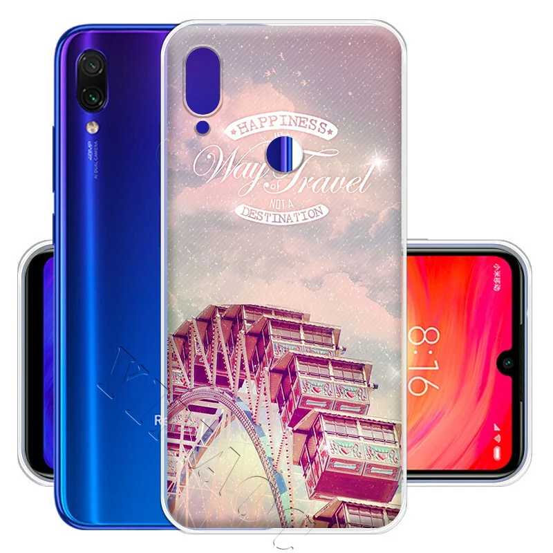 Дорожный Чехол YIMAOC для телефона с изображением гор моря пляжа Xiaomi Redmi Note 8 8A 7 6 5 5A Pro