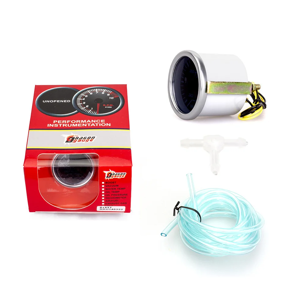 2 дюймовый 52 мм вакуумный турбонаддув калибровочный измеритель 12 в автомобильный