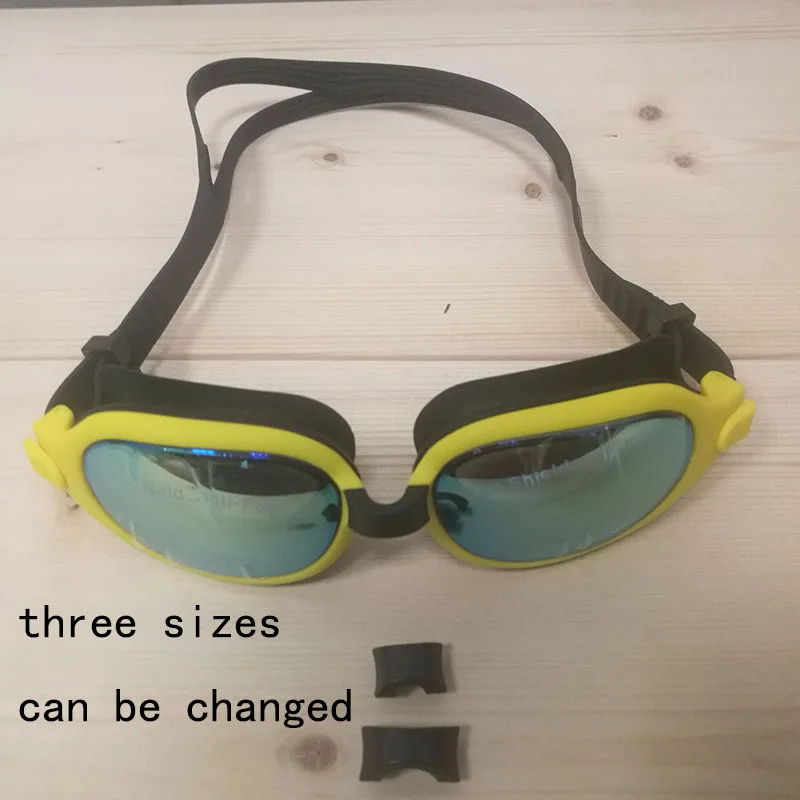 Очки для плавания взрослых анти туман очки УФ защита диоптрий Арена оптический