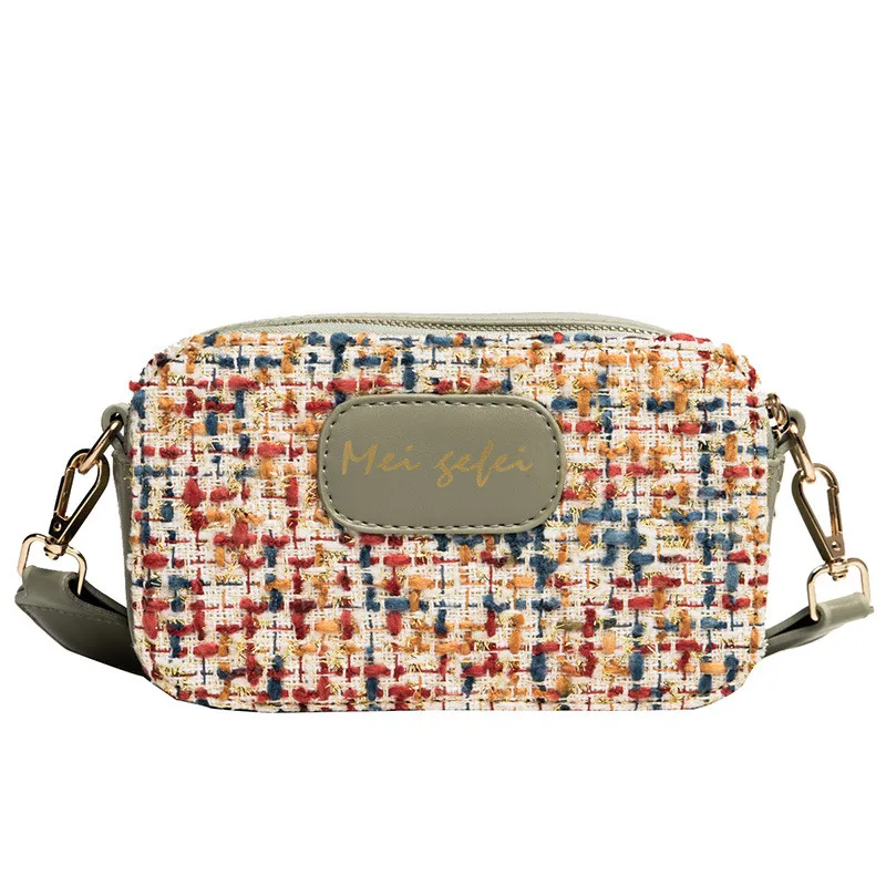 2019 new women's bag tide Korean version of the wild woolen fashion personality famous brand Messenger | Багаж и сумки