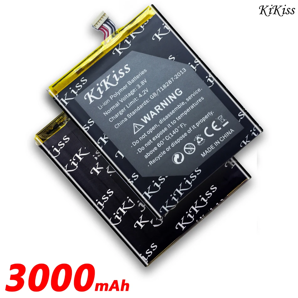 KiKiss Battery TLp020C2 For Alcatel One Touch Idol X 6040D 6040X Mobile Phone Batteries 3000mAh TCL S950 S950T | Мобильные телефоны