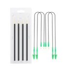 4 шт.компл. BDM зонд ручки 4 шт. контакты с соединительным кабелем сменсветодиодный светодиодные BDM Рамка OBD2 программирование для KTAGKESS ЭБУ платы