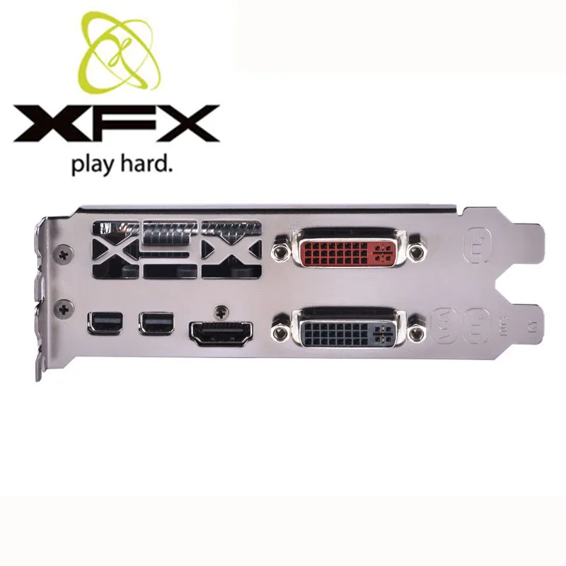 Видеокарта XFX R9 370X 2 Гб D5 256 бит GDDR5 графические карты для AMD Radeon Curacao XT стандартные