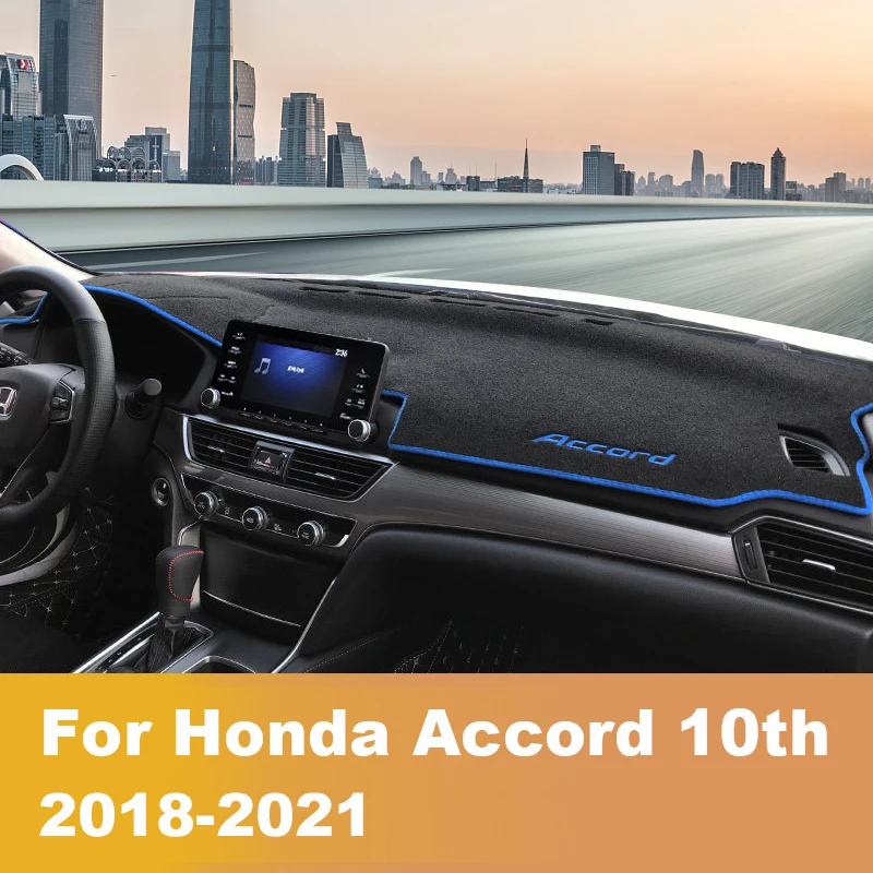 Для Honda Accord 10th 2018-2021 приборной панели автомобиля крышка коврики Избегайте