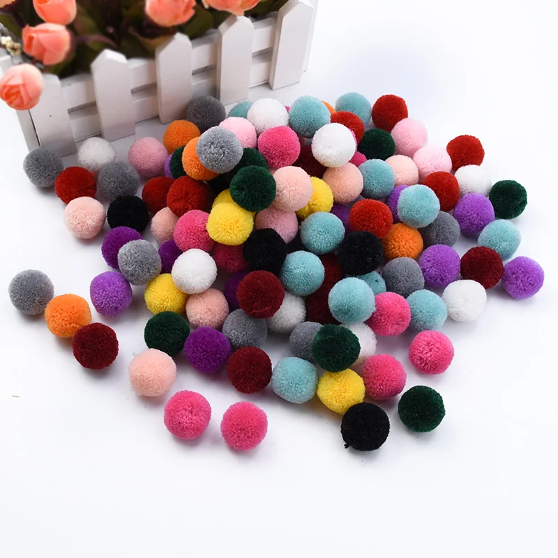 10/30 шт. 2 см дешевая качественная одежда с помпонами и аксессуары diy подарки