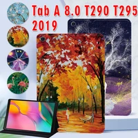 tablet cover case for samsung galaxy tab a t290t295 2019 8 0 inch anti fall pu leather protective cover free stylus